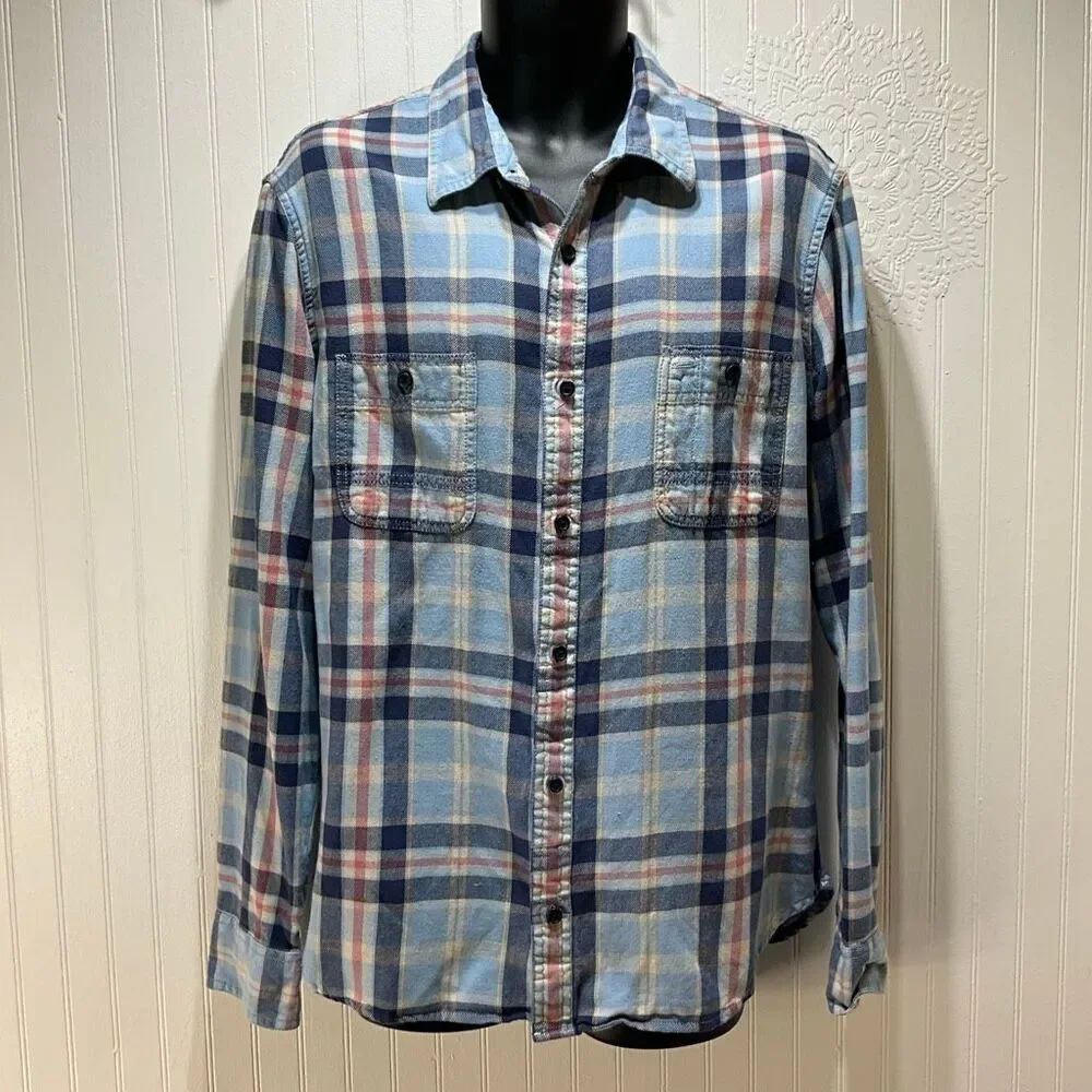 WALLIN & BROS. Plaid Flannel Shirt XL